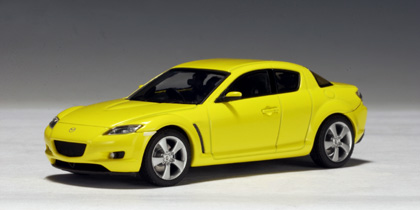 AutoArt 1/43 Mazda RX-8 Lighting Yellow